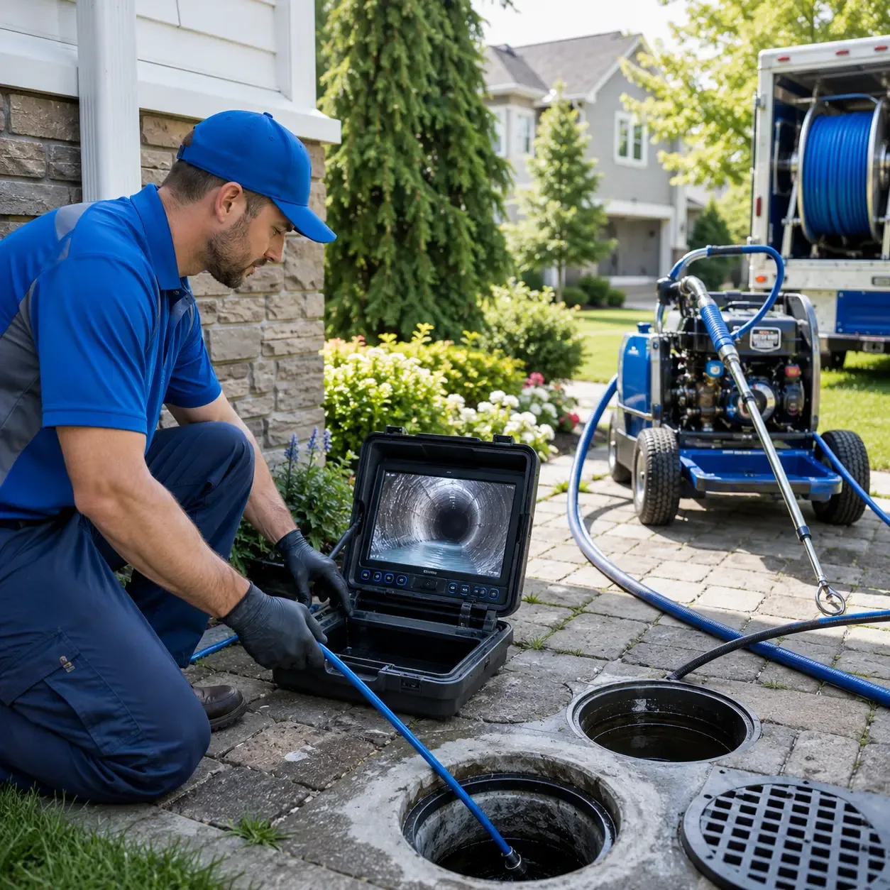 Outdoor drain cleaning professionals serving Grove City, PA
