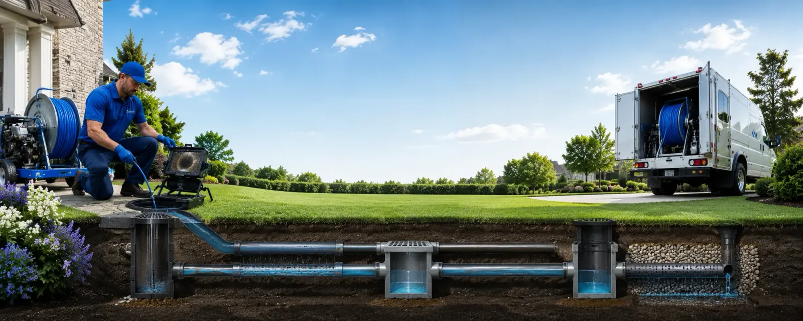 Outdoor drain cleaning information for Grove City, PA